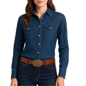 TORN by RONNY KOBO Western-Style Button Down